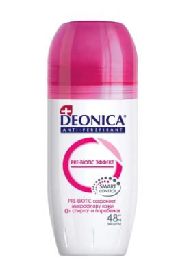 DEONICA антиперспирант pre-biotic эффект 50мл ролик