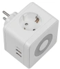 UNIEL разветвитель сетевой с/з 2 гнезда 2USB+1TYPE C 16А 3500Вт S-GES2-16SBUC WHITE