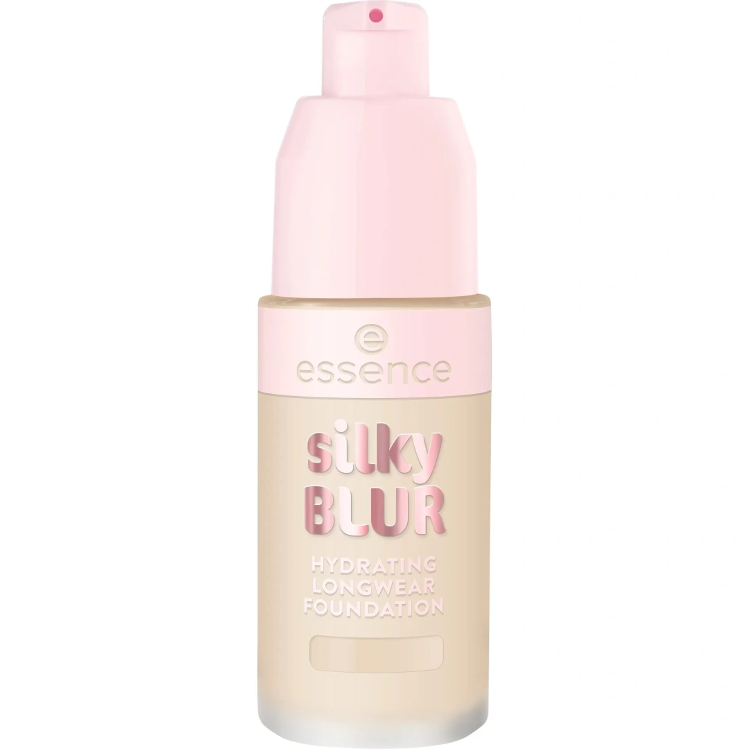 ESSENCE основа тональная silky blur hydrating longwear foundation т.100