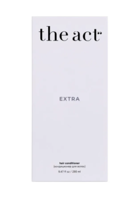 THE ACT кондиционер д/волос разглаживающий extra c маслами и протеинами 280мл