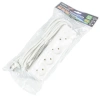 UNIEL удлинитель без заземления 10А 3гн. 3м S-CU3-3B WHITE