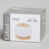 LEFARD Muse сахарница с деревянной крышкой на подставке 12*9,5см 450мл 587-207
