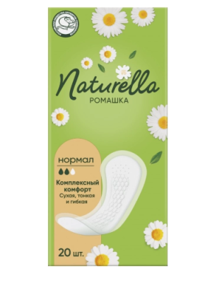 NATURELLA Аромат прокладки ежедневные ромашка нормал 20шт