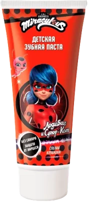 MIRACULOUS Леди Баг паста зубная детская 60г