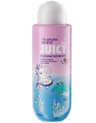 SPLAT Juicy lab гель д/душа детский воздушный маршмеллоу 400мл