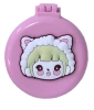 ILIKEGIFT расческа раскладная с зеркалом девочка-кошка розовая