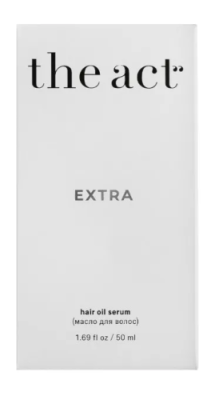 THE ACT масло д/волос extra 50мл