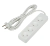UNIEL удлинитель без заземления 10А 3гн. 3м S-CU3-3B WHITE