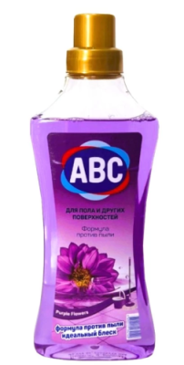 ABC средство моющее универсальное д/пола и поверхностей фиолетовые цветы 900мл