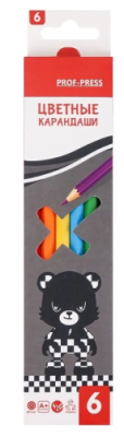 Карандаши цветные be bear 6цв КЦ-9298